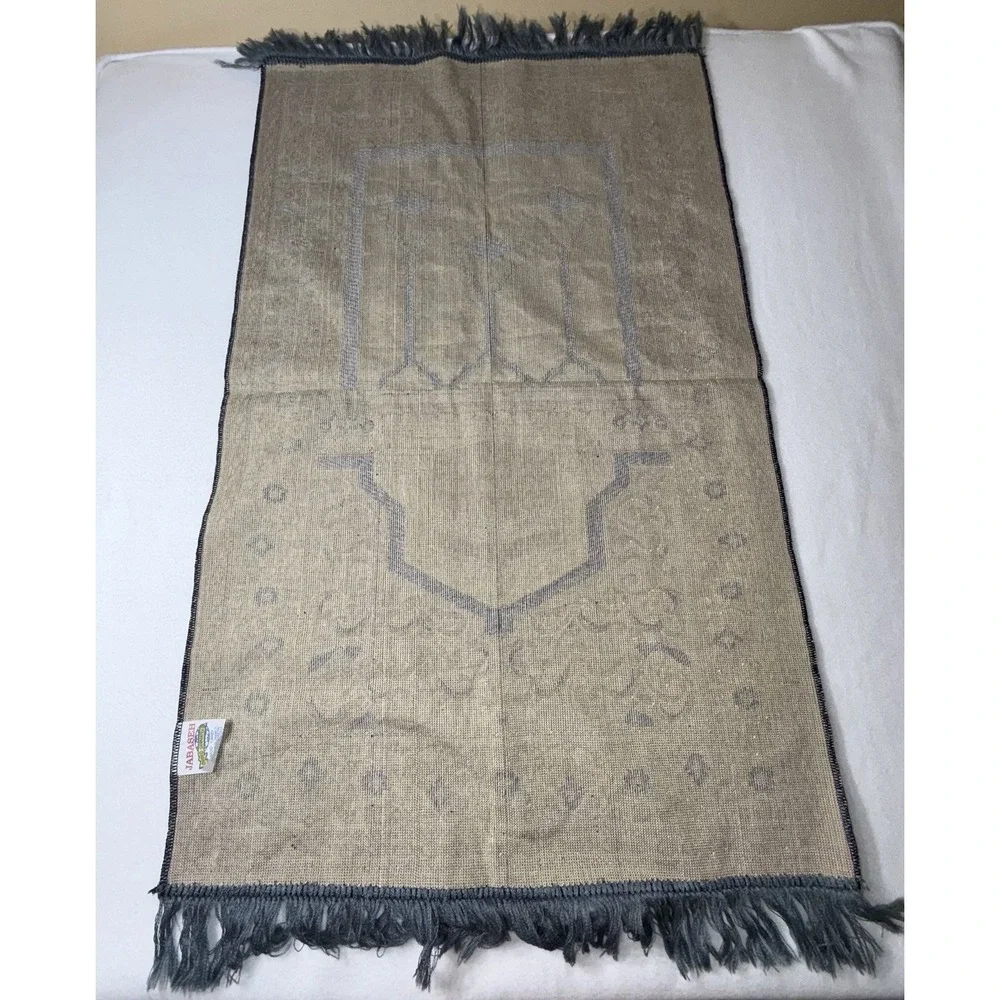 Jabaseh  Prayer Rug Blue & Gold‎